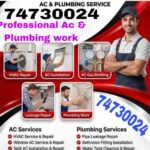plumbing work and Electric work with ac service..