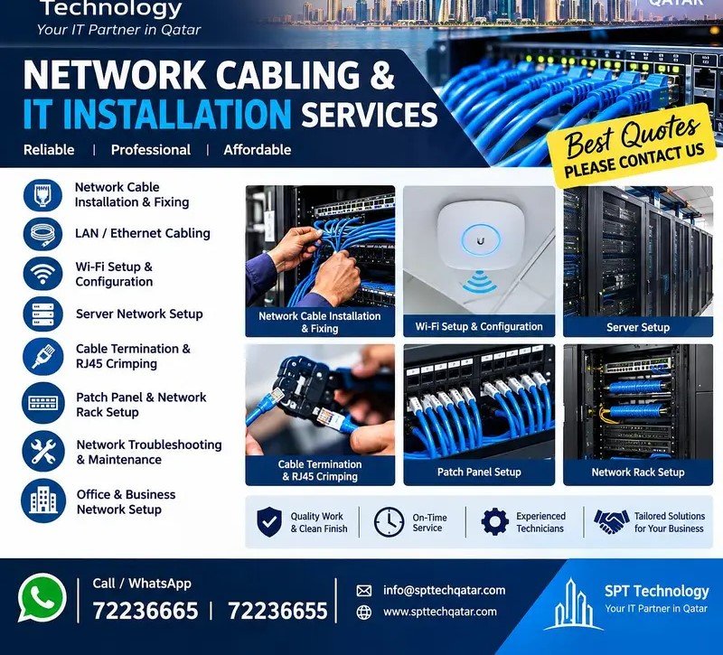 1513025-800x600 network cabling work الدوحة - الصورة 1